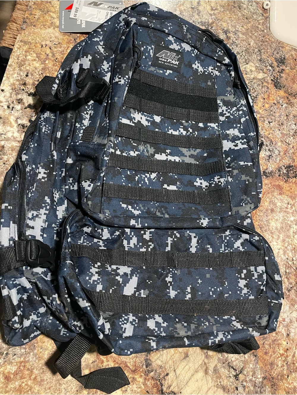 NEXPak Camo Backpack New Adventure USA